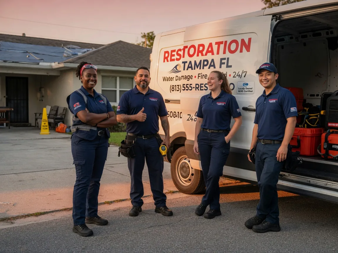Water Damage Restoration company in Sun, LA